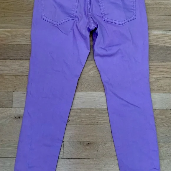 New with Tags Express High Waisted Lilac Legging Stretch - Size 0 Petite - Picture 6 of 7